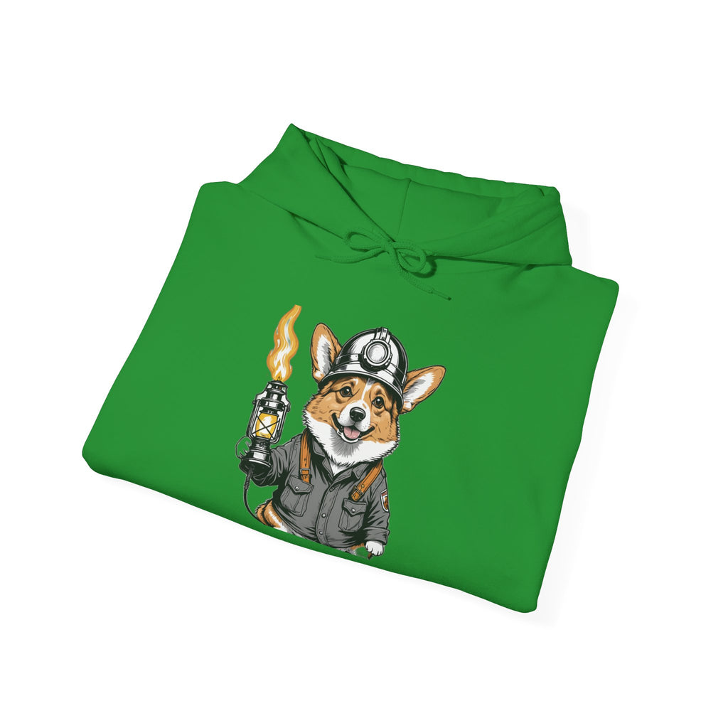 Corgi Miner's Helmet — Unisex Hoodie