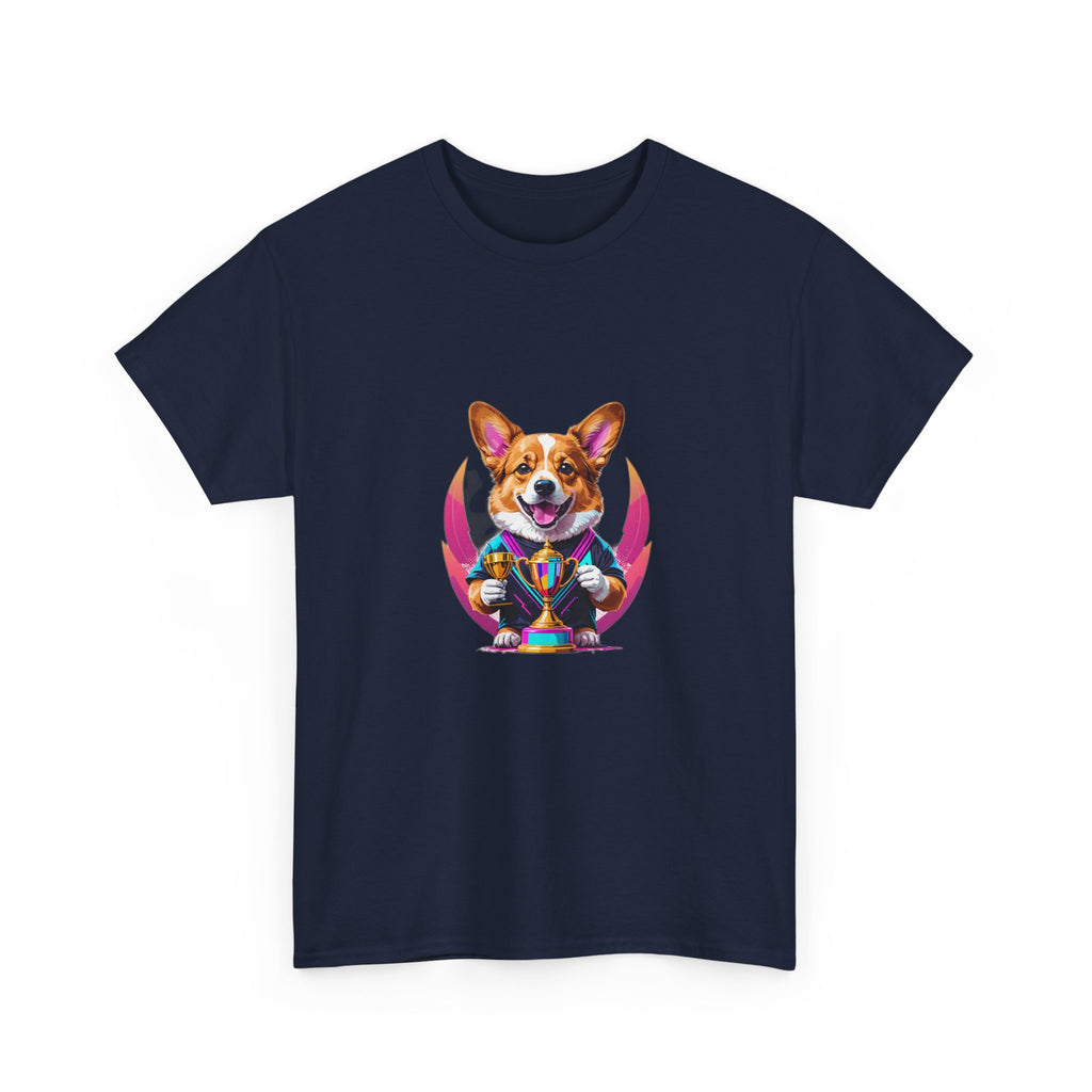Glitched Corgi Trophy Holder — Unisex T-Shirt