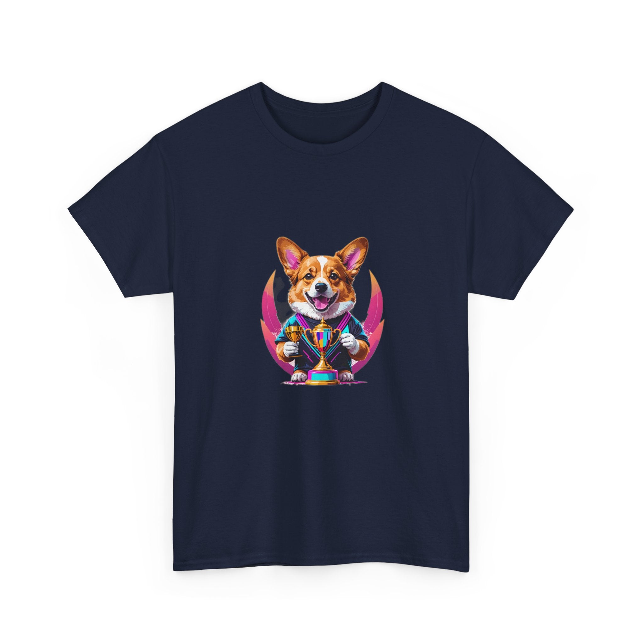 Glitched Corgi Trophy Holder — Unisex T-Shirt