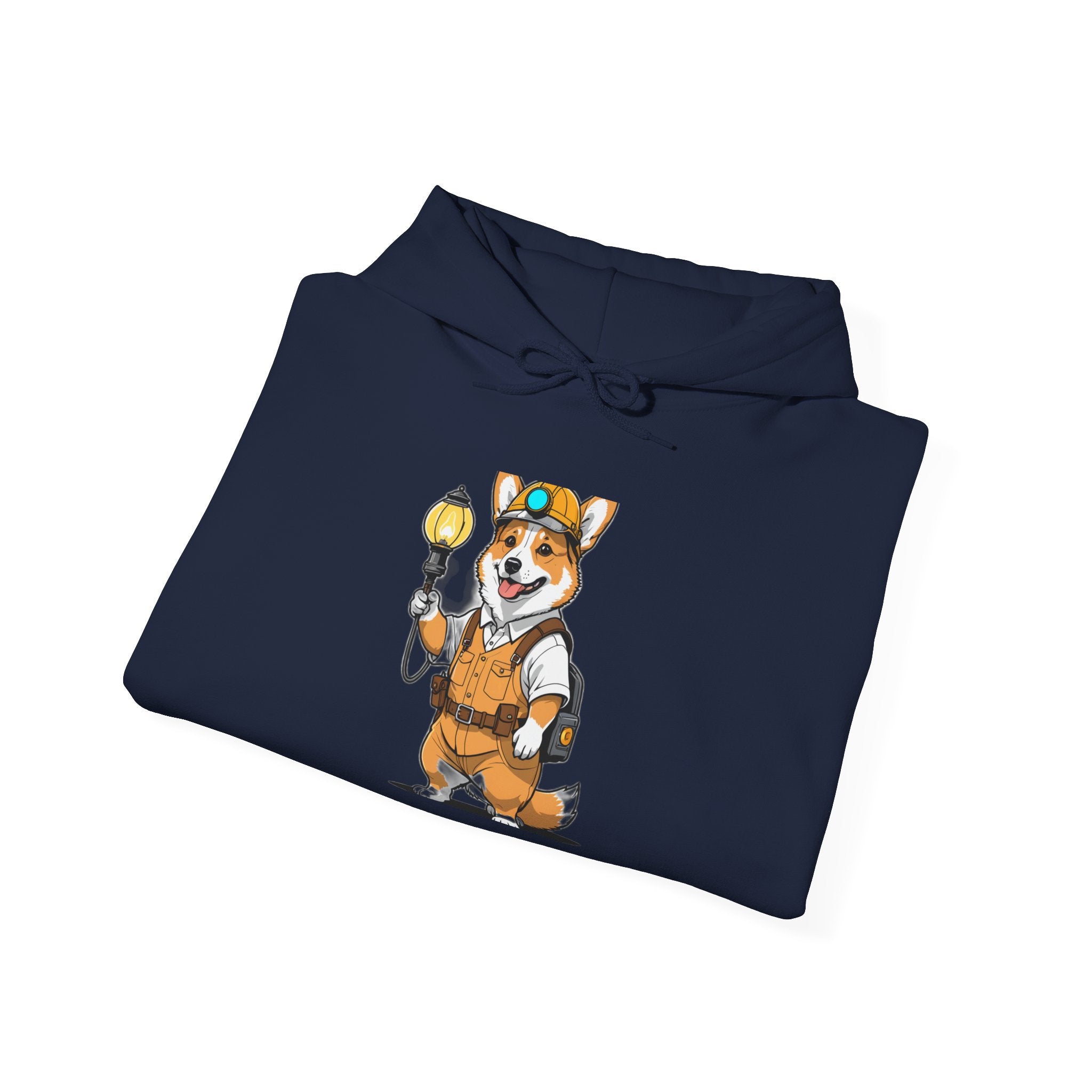 Corgi Caught Lantern — Unisex Hoodie