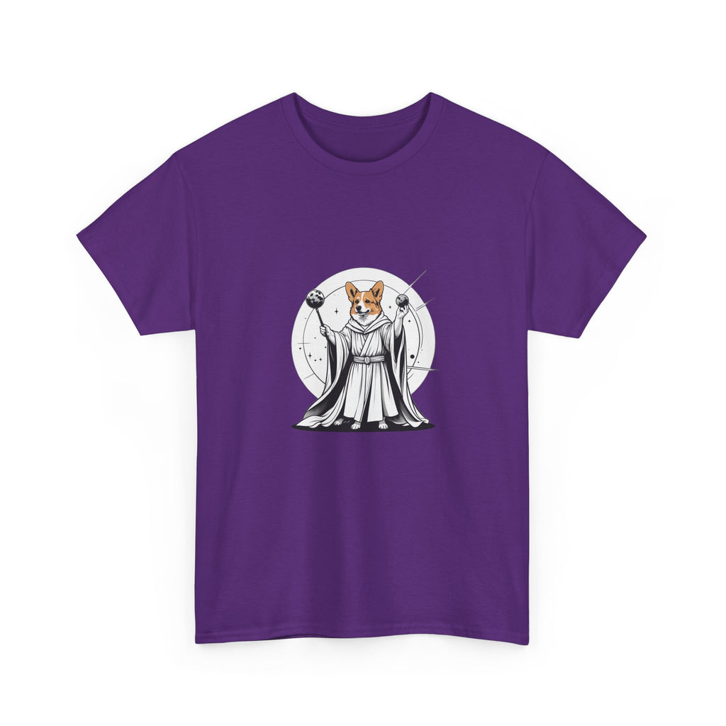 Corgi Points to the Cosmos — Unisex T-Shirt