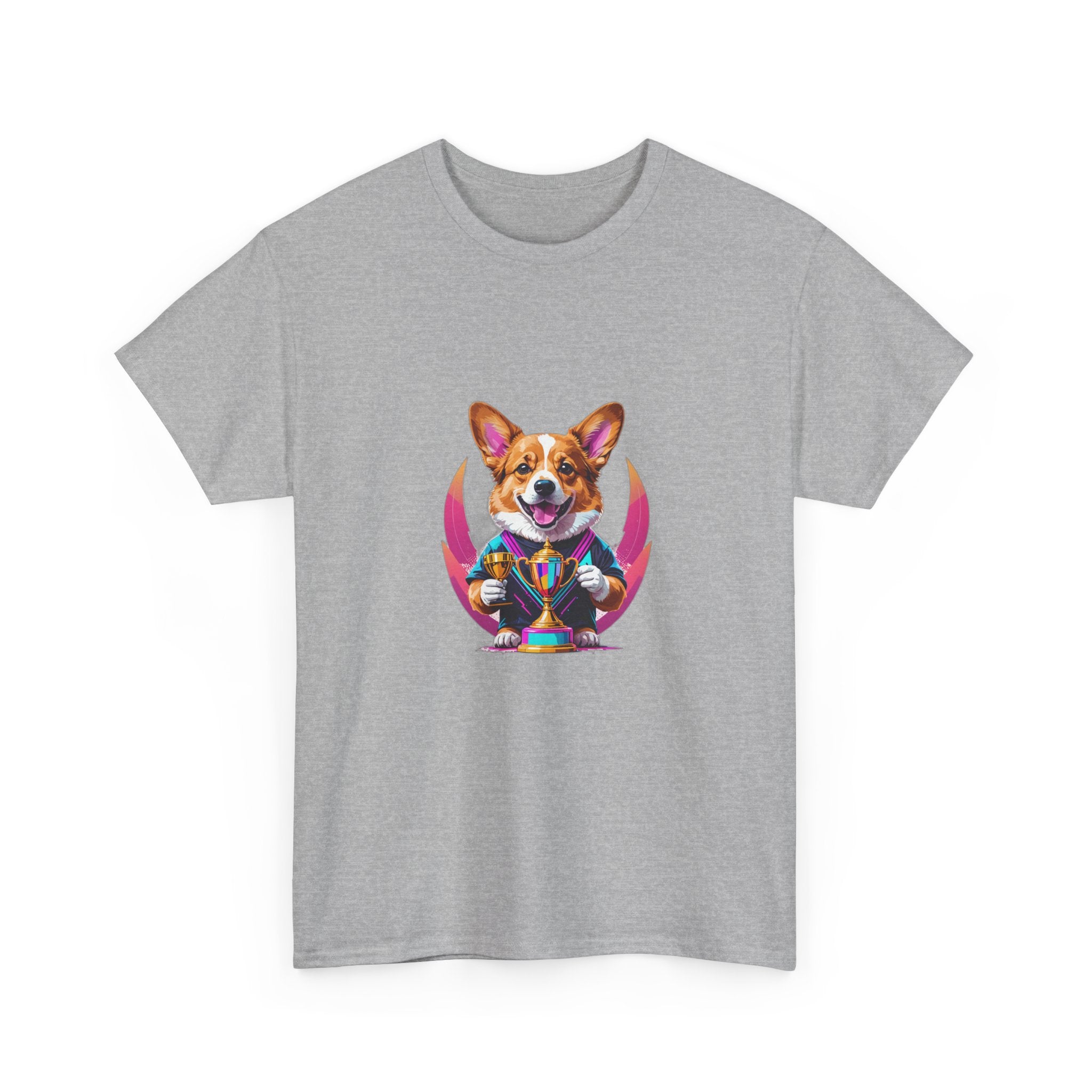 Glitched Corgi Trophy Holder — Unisex T-Shirt