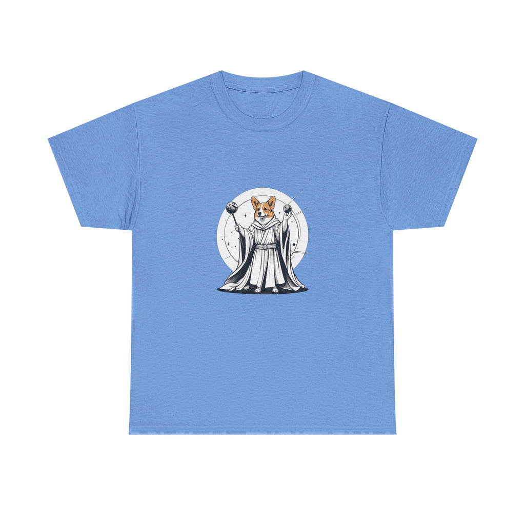 Corgi Points to the Cosmos — Unisex T-Shirt
