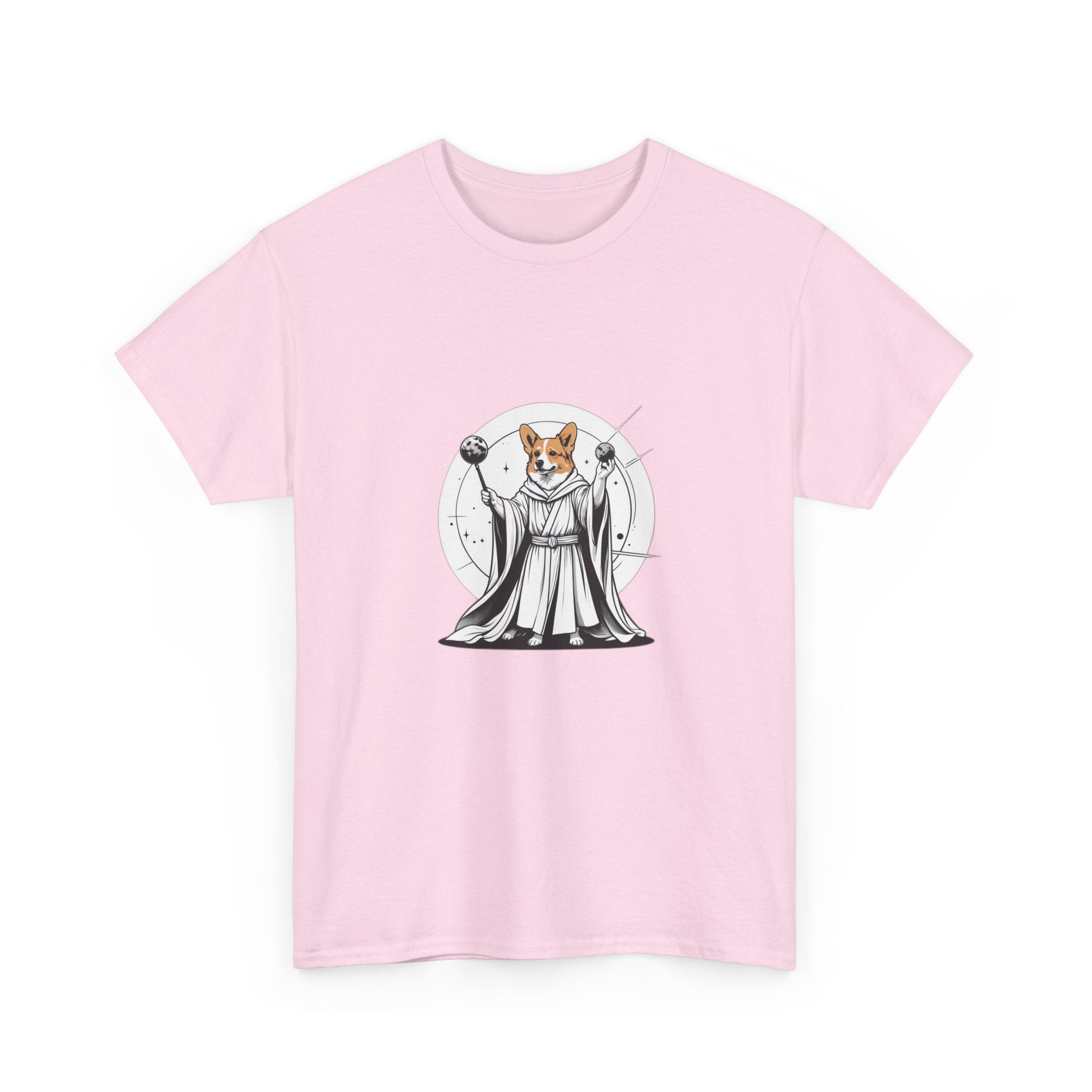 Corgi Points to the Cosmos — Unisex T-Shirt