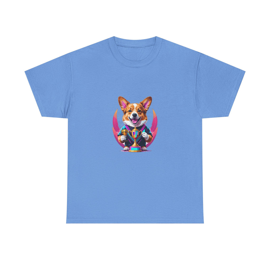 Glitched Corgi Trophy Holder — Unisex T-Shirt