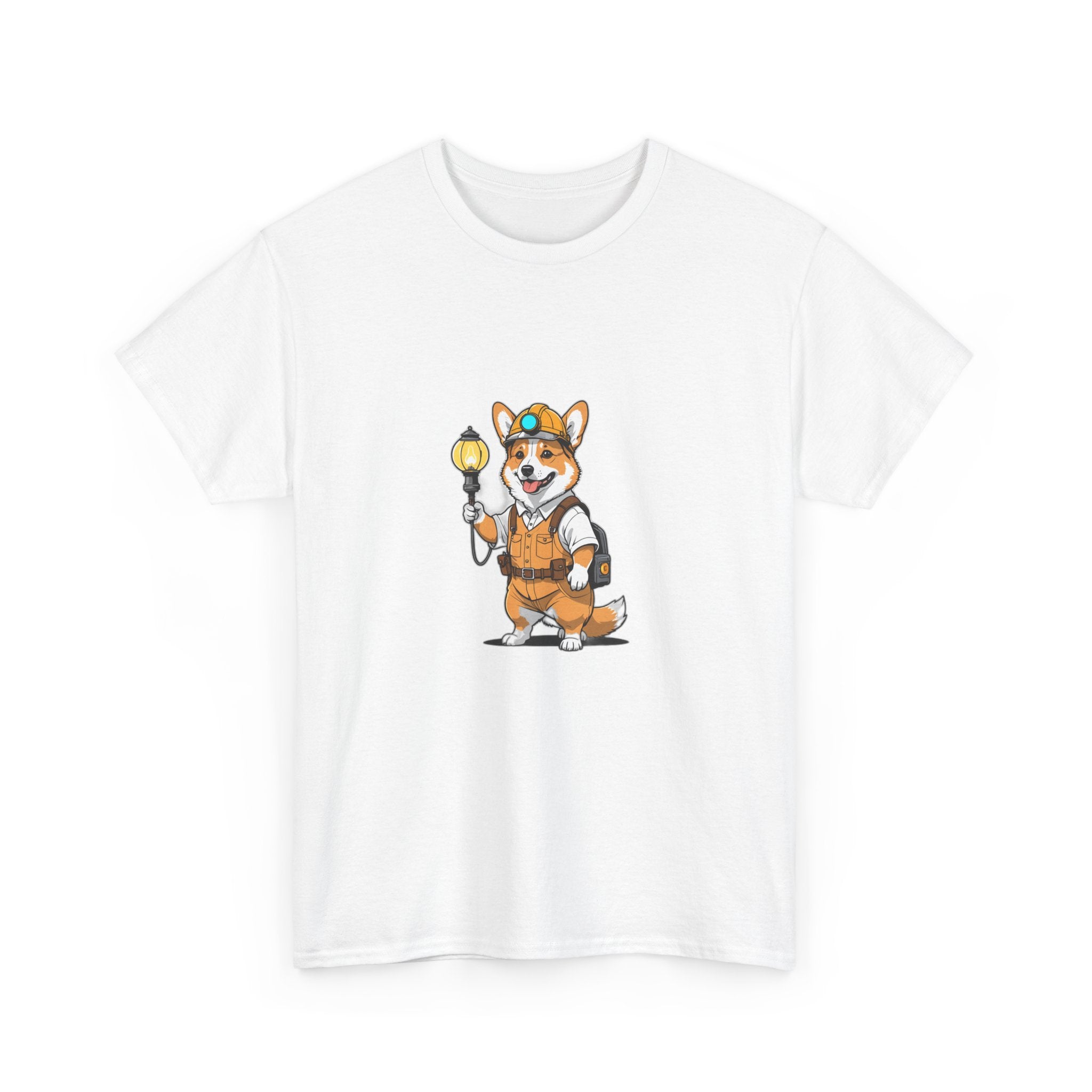 Corgi Caught Lantern — Unisex T-Shirt