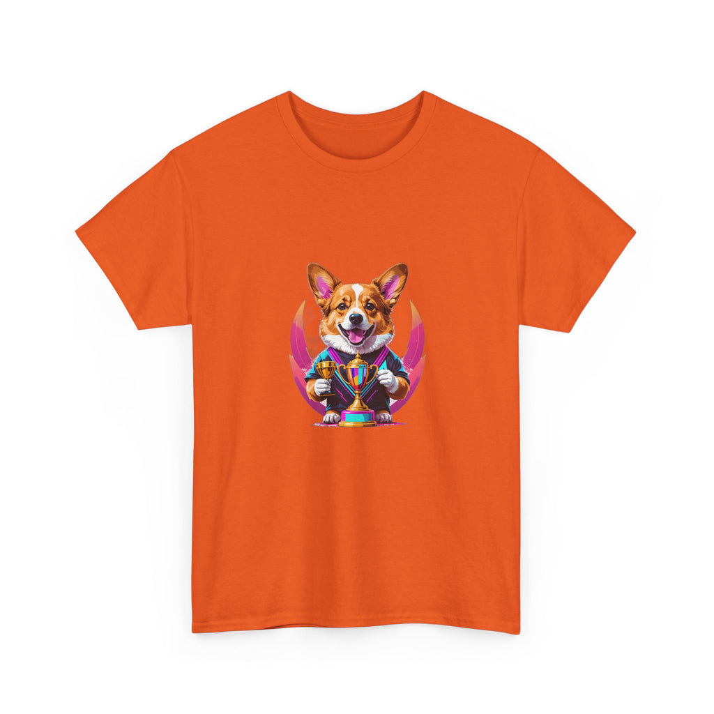 Glitched Corgi Trophy Holder — Unisex T-Shirt