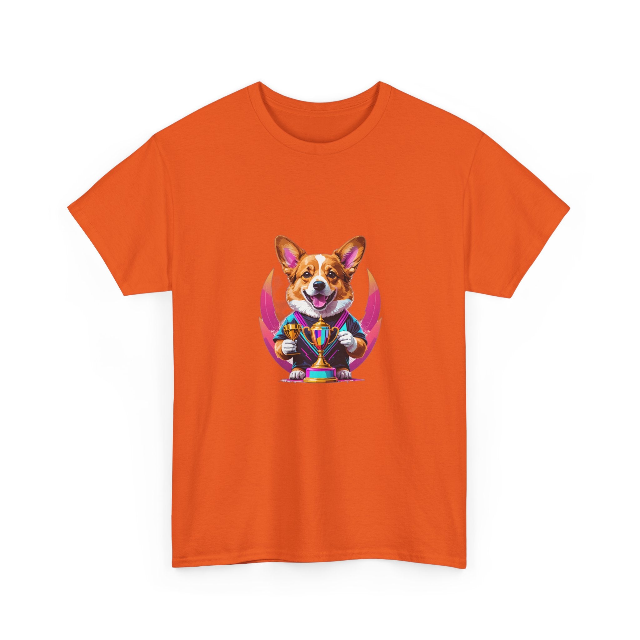 Glitched Corgi Trophy Holder — Unisex T-Shirt