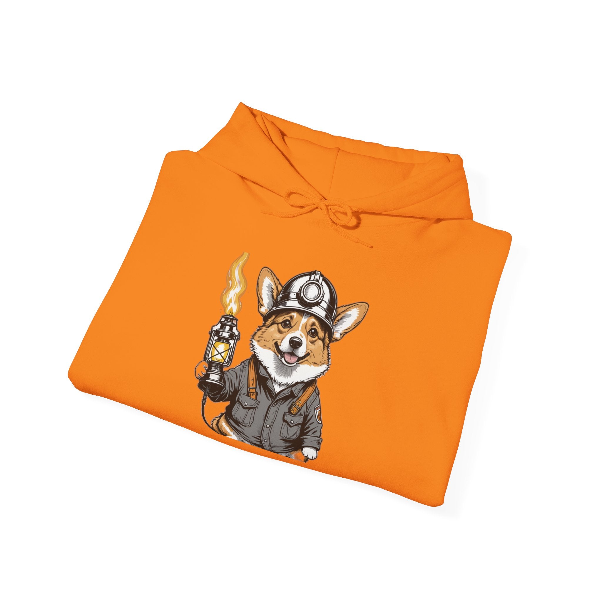 Corgi Miner's Helmet — Unisex Hoodie