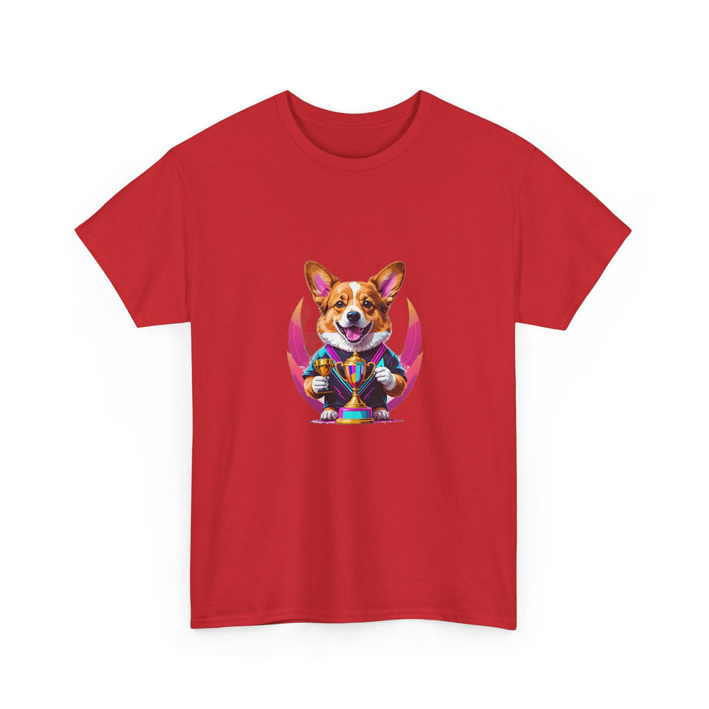 Glitched Corgi Trophy Holder — Unisex T-Shirt