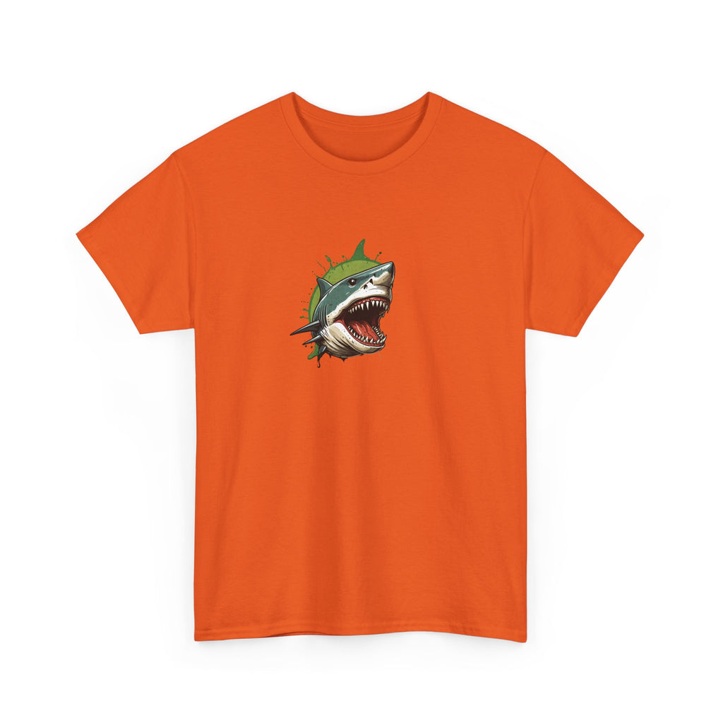 Cursed Shark Brain Rot Graphic Tee | Funny Meme Shirt for Cat Lady | Unisex T-Shirt