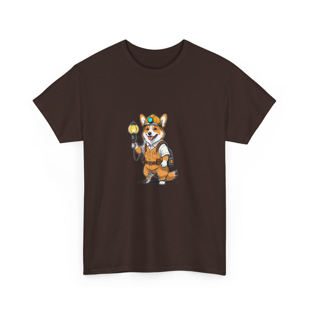 Corgi Caught Lantern — Unisex T-Shirt