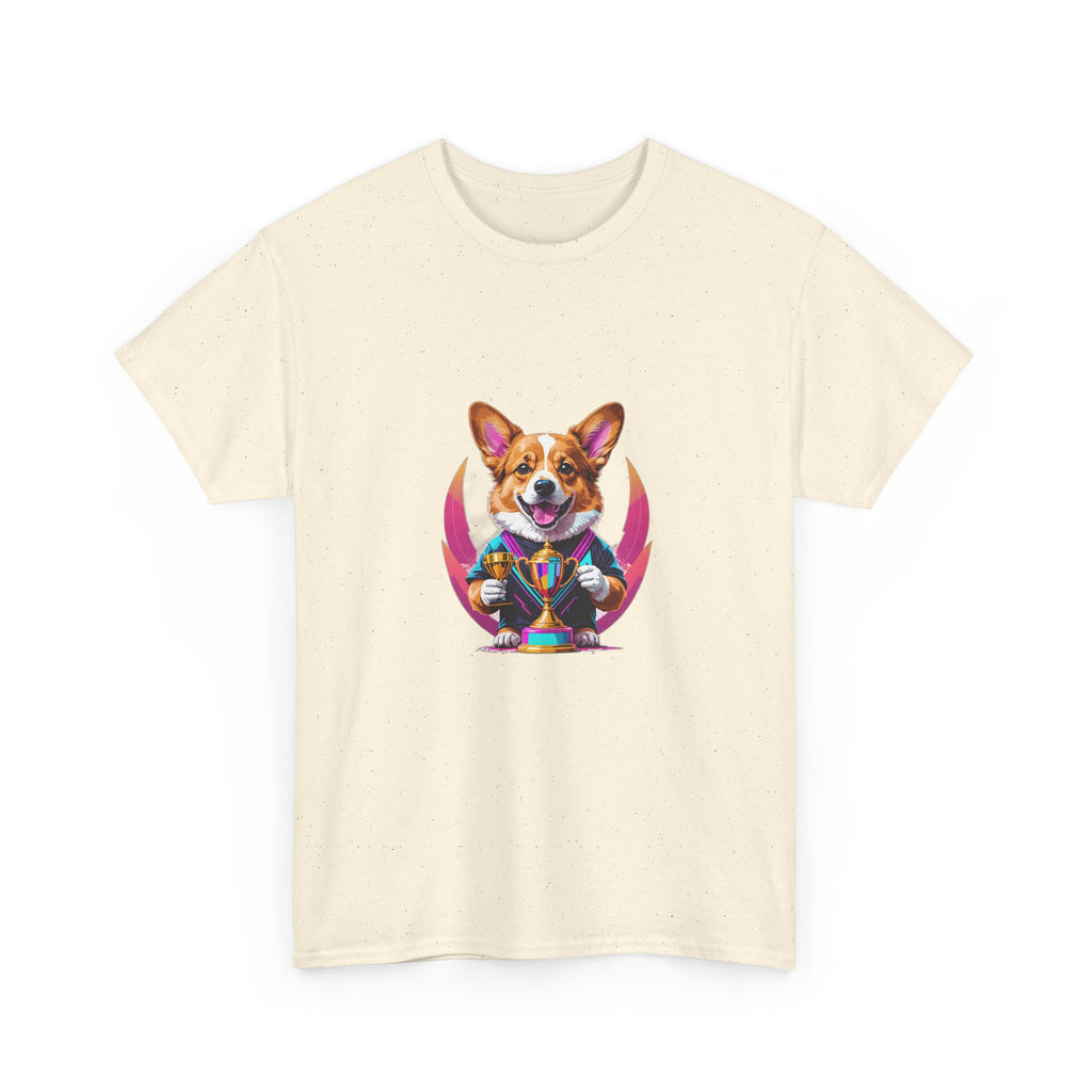 Glitched Corgi Trophy Holder — Unisex T-Shirt