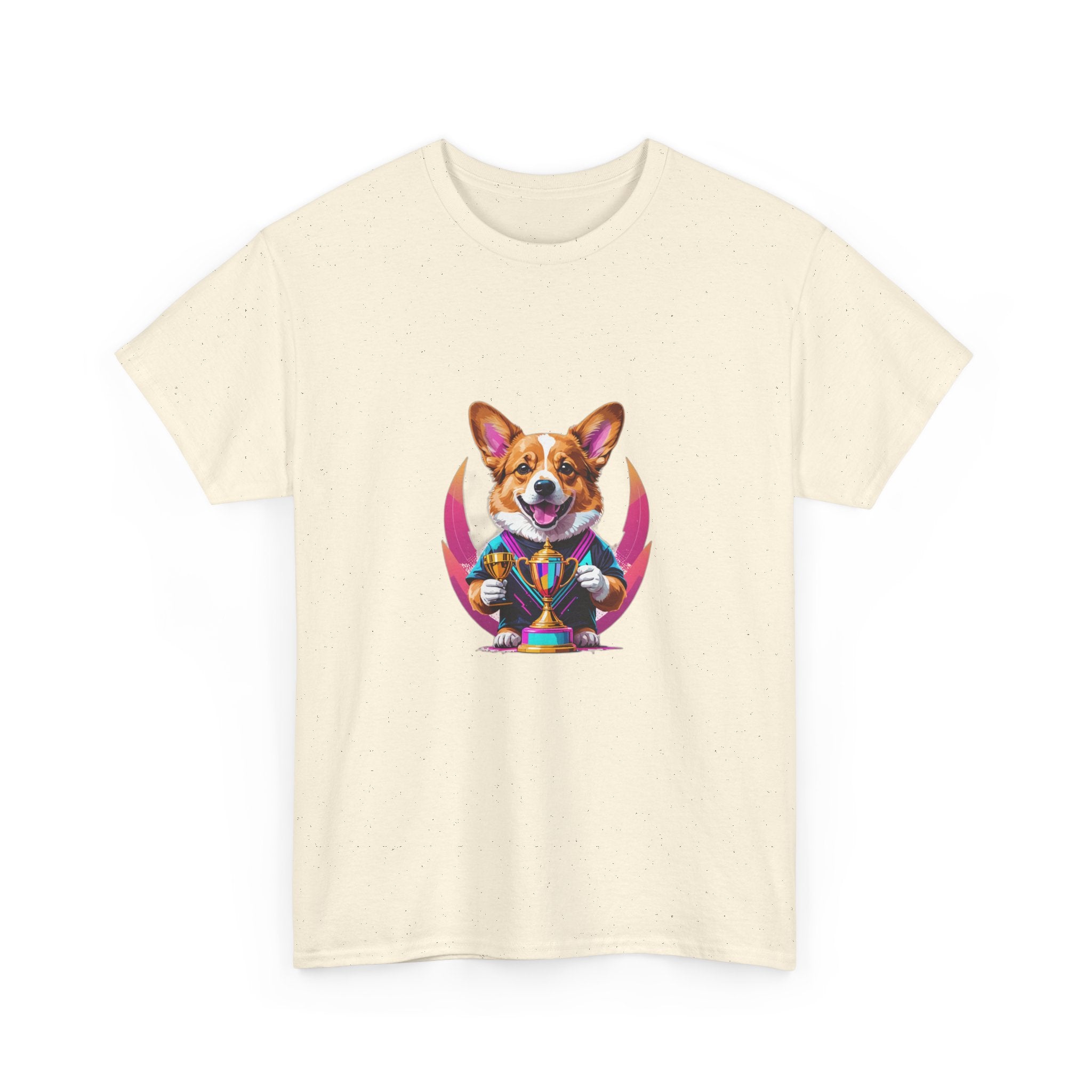 Glitched Corgi Trophy Holder — Unisex T-Shirt