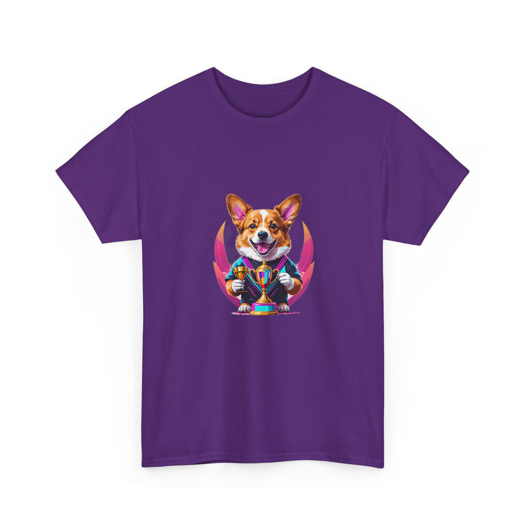 Glitched Corgi Trophy Holder — Unisex T-Shirt