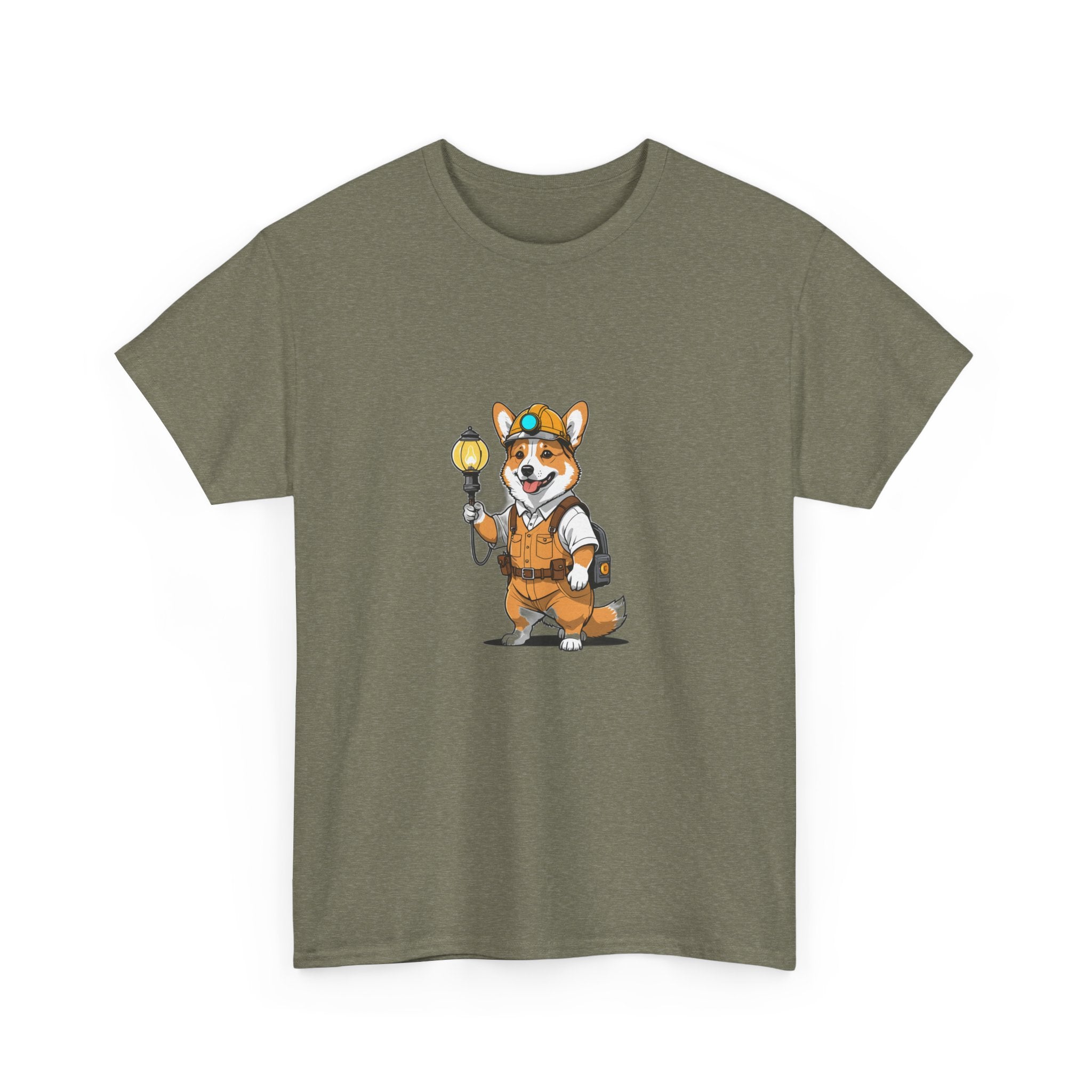 Corgi Caught Lantern — Unisex T-Shirt