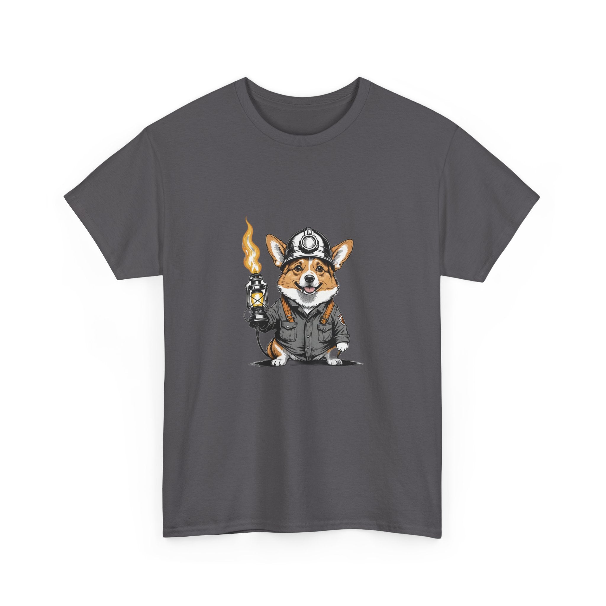 Corgi Miner's Helmet — Unisex T-Shirt