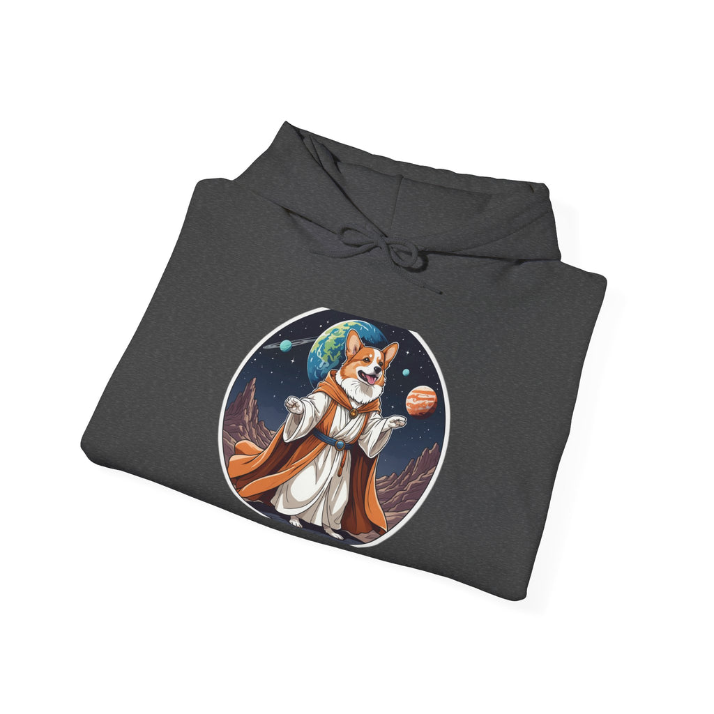Corgi Cosmic Quest — Unisex Hoodie