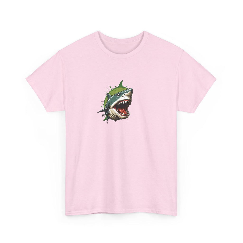 Cursed Shark Brain Rot Graphic Tee | Funny Meme Shirt for Cat Lady | Unisex T-Shirt