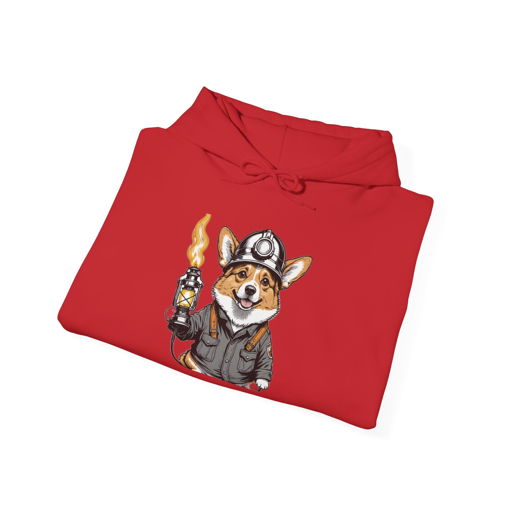 Corgi Miner's Helmet — Unisex Hoodie
