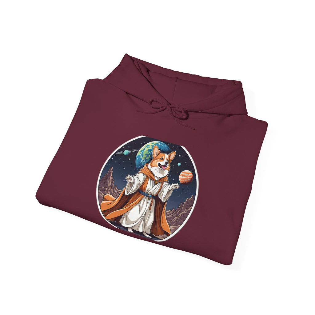 Corgi Cosmic Quest — Unisex Hoodie